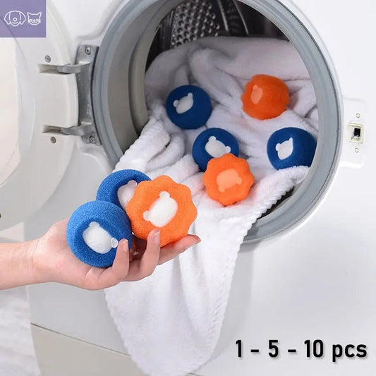 Floating Washing Ball Hair Mesh Removal
