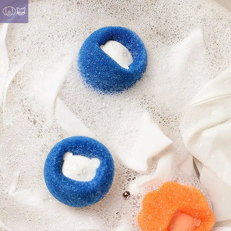 Floating Washing Ball Hair Mesh Removal