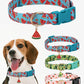 Fruit Pattern Dog Collar with Metal Pendant – Stylish & Comfortable