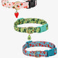 Fruit Pattern Dog Collar with Metal Pendant – Stylish & Comfortable