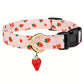 Fruit Pattern Dog Collar with Metal Pendant – Stylish & Comfortable