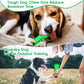 Green Rubber Alligator Toy  Head Dog Chew For Aggressive Chewers