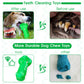Green Rubber Alligator Toy  Head Dog Chew For Aggressive Chewers