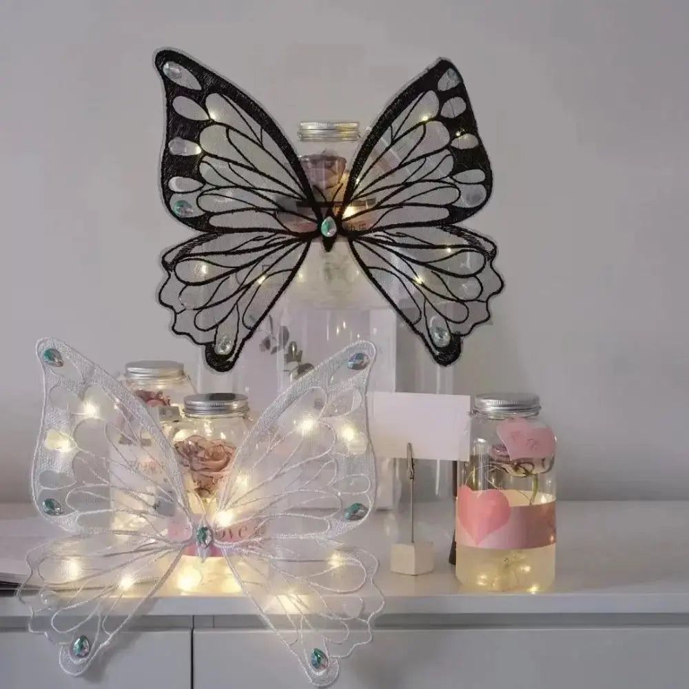 Halloween Glowing Butterfly Wings for Pets