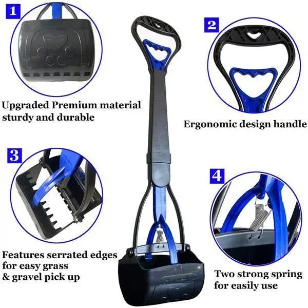 Heavy Duty Poop Scooper – Durable Waste Removal Tool for Pets