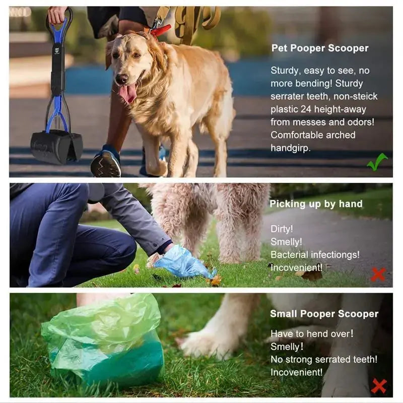 Heavy Duty Poop Scooper – Durable Waste Removal Tool for Pets