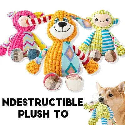 🔥IMMORTAL SQUEAKER PLUSH TOY FOR AGGRESSIVE CHEWERS