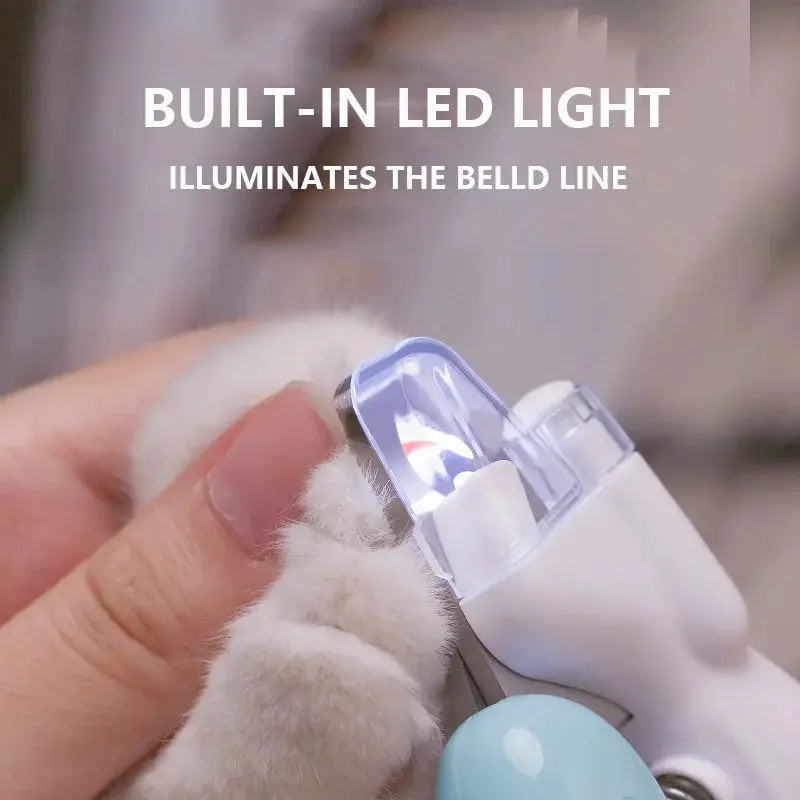 LED Pet Nail Clippers Scissors – Professional Grooming Tool for Pets