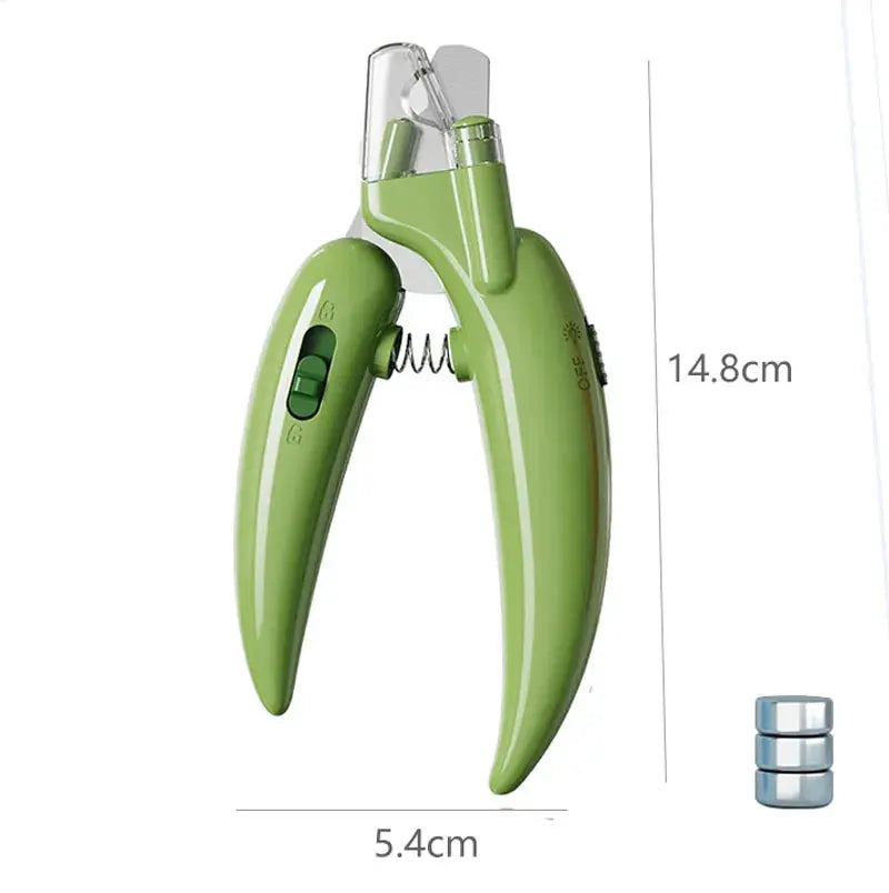 LED Pet Nail Clippers Scissors – Professional Grooming Tool for Pets