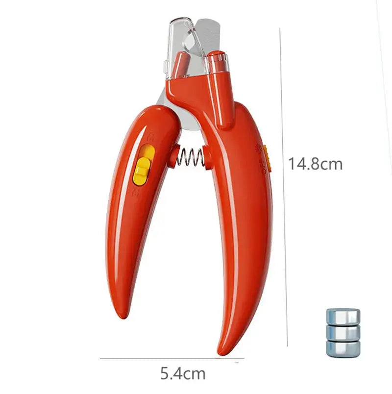 LED Pet Nail Clippers Scissors – Professional Grooming Tool for Pets