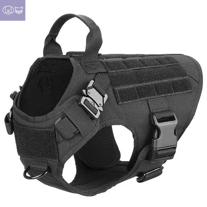 Military Large Dog Durable Harness K9