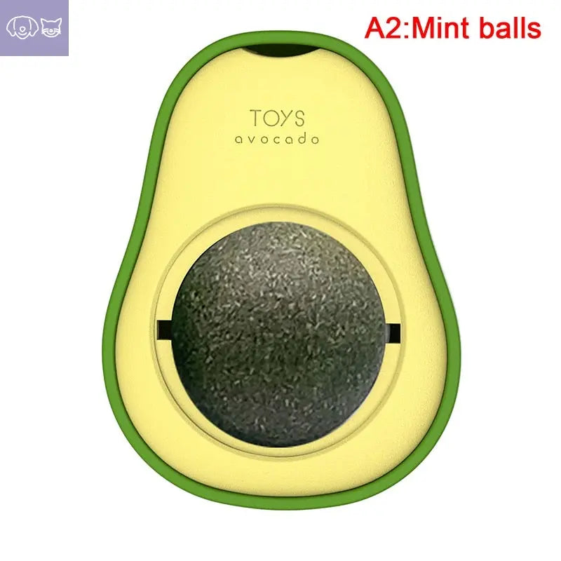 Natural Catnip Cat Rotatable Catnip Wall Ball