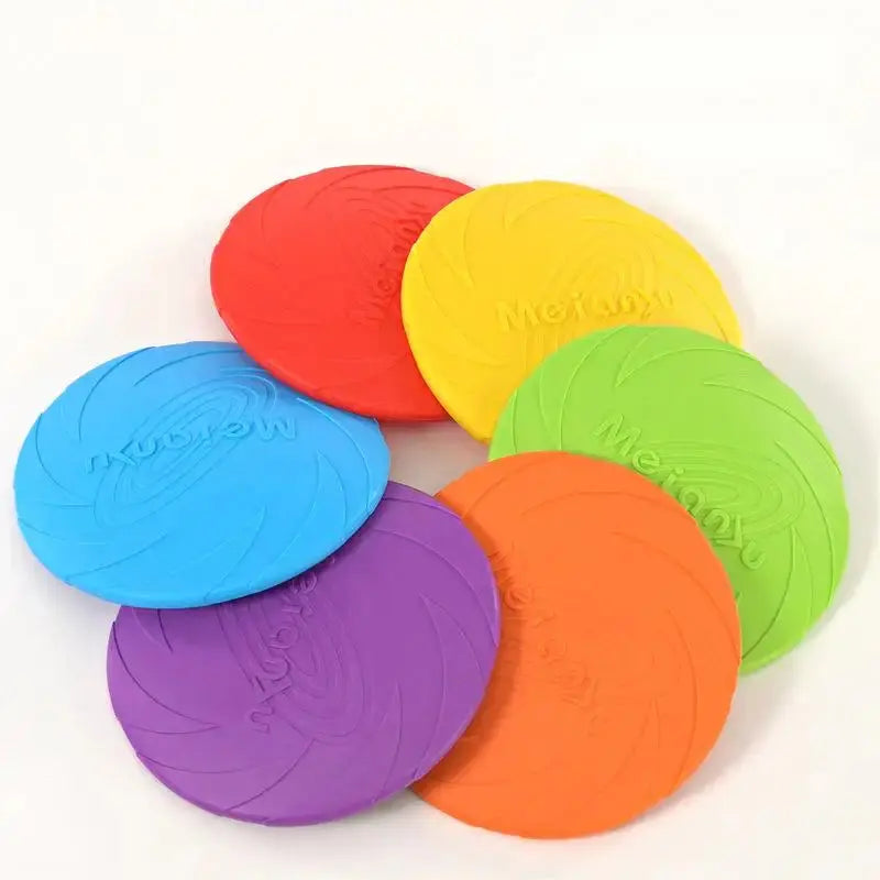 OUZEY Bite Resistant Flying Disc Toys For Dogs