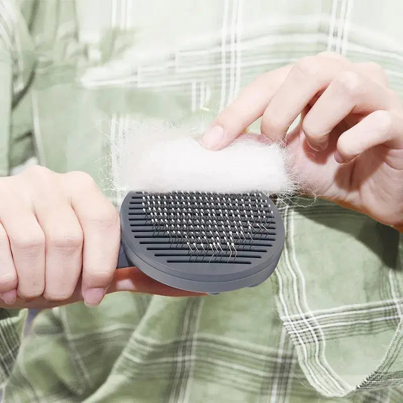 Self-Cleaning Comb | Effortless Grooming for Your Pets