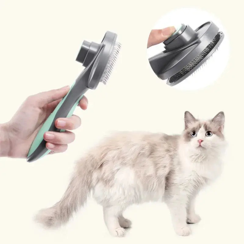Self-Cleaning Comb | Effortless Grooming for Your Pets