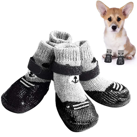 PawProtector™ Waterproof Breathable Dog Socks: Non-Slip & Adjustable