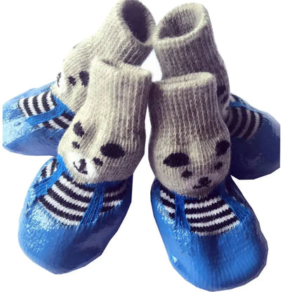 PawProtector™ Waterproof Breathable Dog Socks: Non-Slip & Adjustable