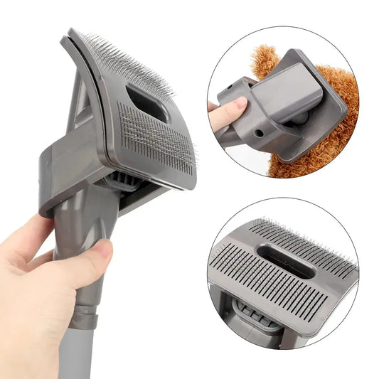 Pet Fur Hair Vacuum Brush Groomer