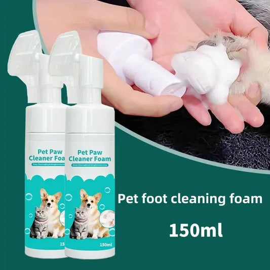 Pet Paw Cleaning Foam – Easy Foot Detergent for Cats & Dogs