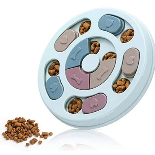 Pet Slow Food Bowls - Interactive Brain Training for Healthy Eating