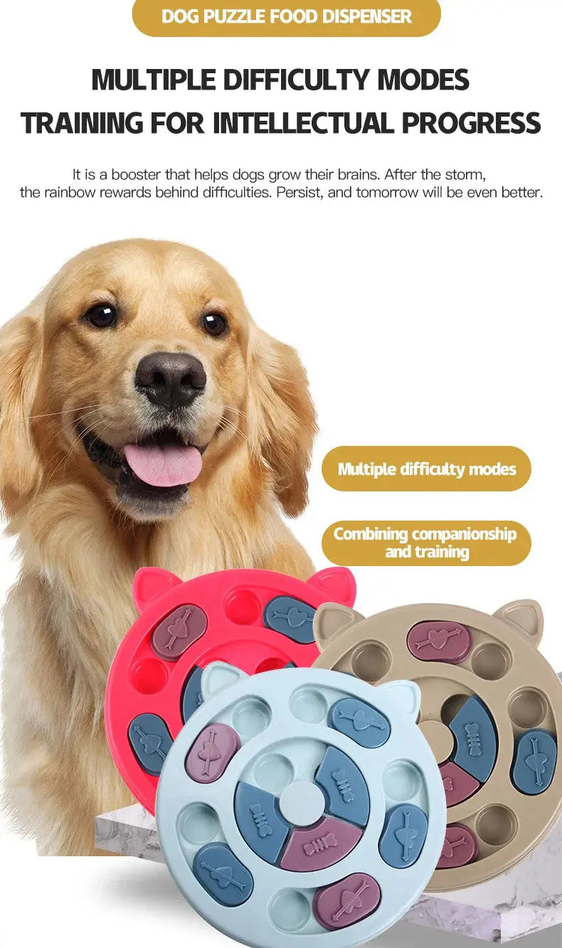 Pet Slow Food Bowls - Interactive Brain Training for Healthy Eating
