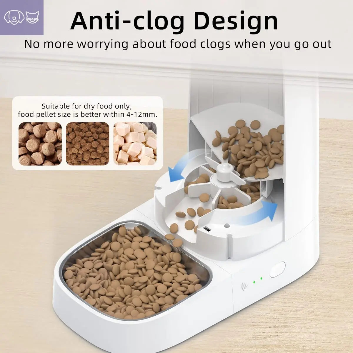ROJECO Automatic Pet Feeder – Smart Feeding Solution for Your Pets