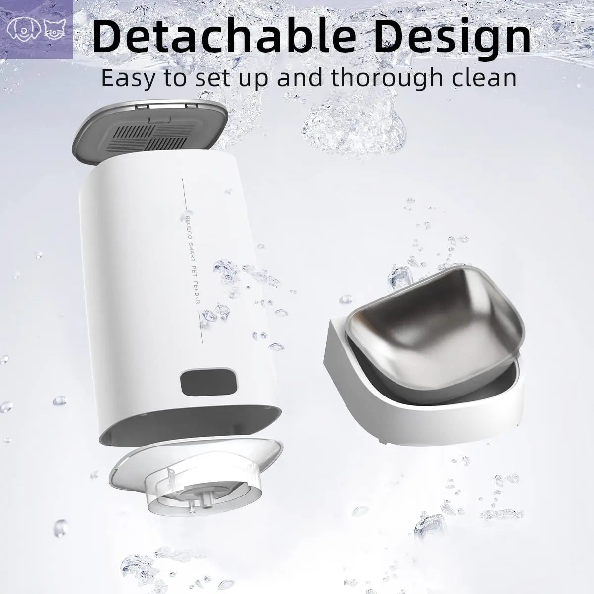 ROJECO Automatic Pet Feeder – Smart Feeding Solution for Your Pets