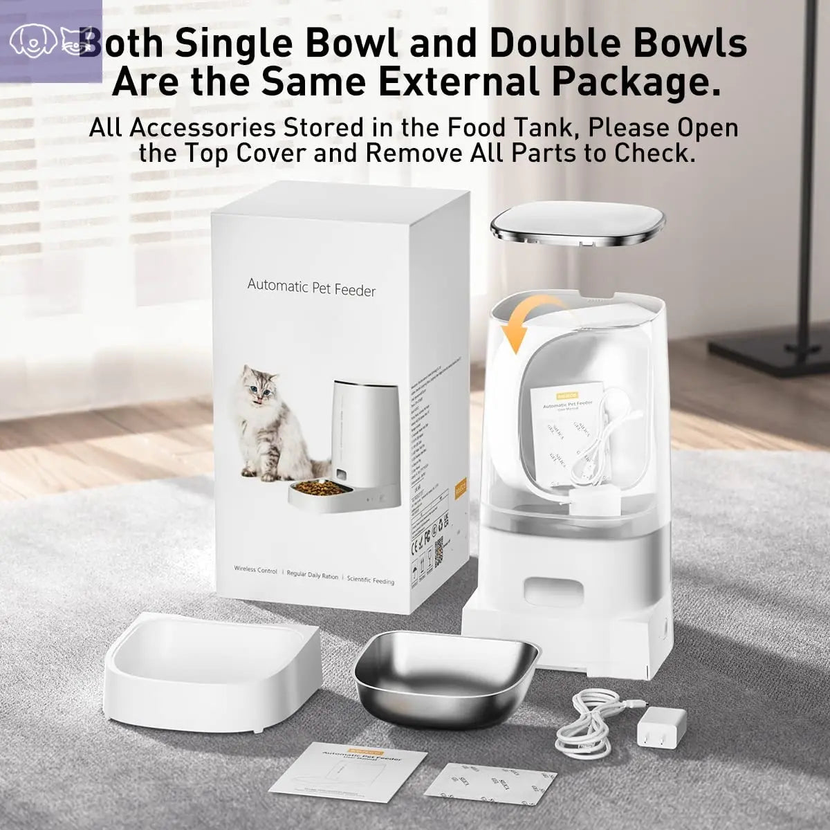 ROJECO Automatic Pet Feeder – Smart Feeding Solution for Your Pets