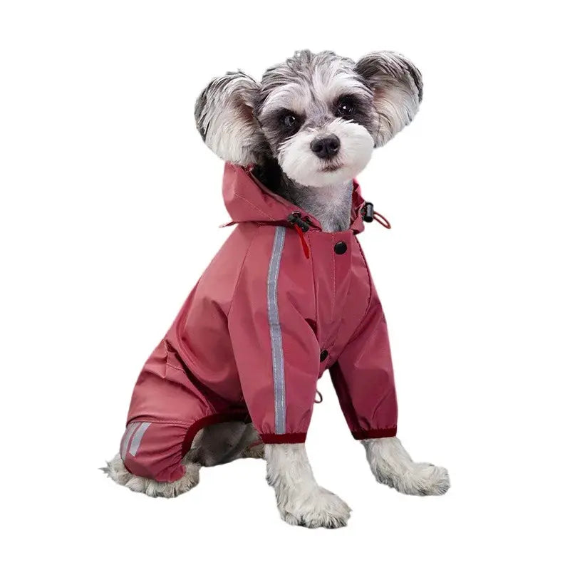 Reflective Dog Raincoat Waterproof for Small & Medium Breeds