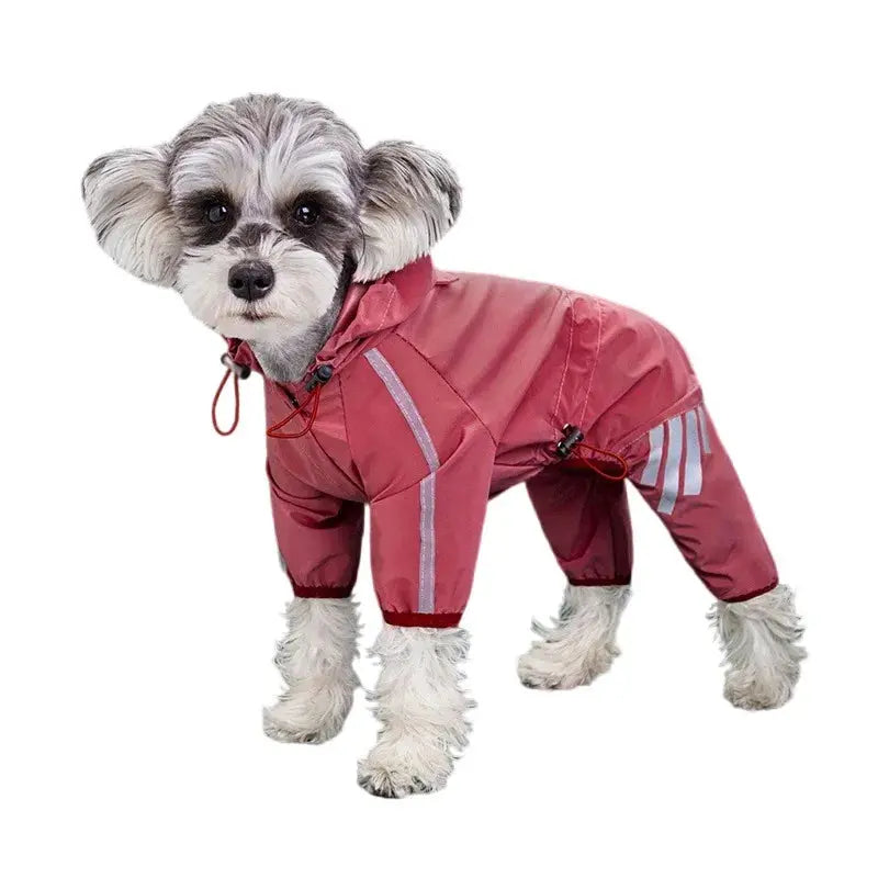 Reflective Dog Raincoat Waterproof for Small & Medium Breeds