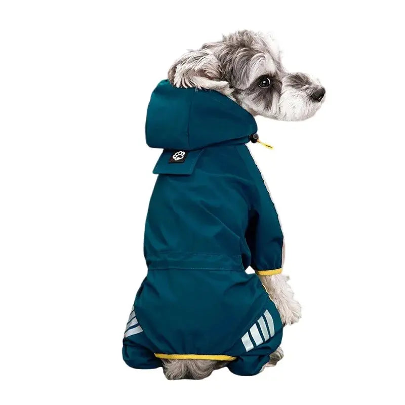 Reflective Dog Raincoat Waterproof for Small & Medium Breeds