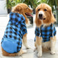 Reversible Dog Coat Winter – Plaid Vest for All Sizes