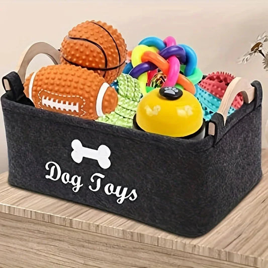 Dog Toy Box – Stylish Storage for Pet Essentials