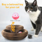 Magic Cat Scratch Organ Board Cat Toy – Fun Ball &amp; Corrugated Claw Climbing Frame