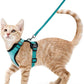 Cat Harness and Leash for Walking – Escape Proof, Soft &amp; Adjustable Vest Harnesses