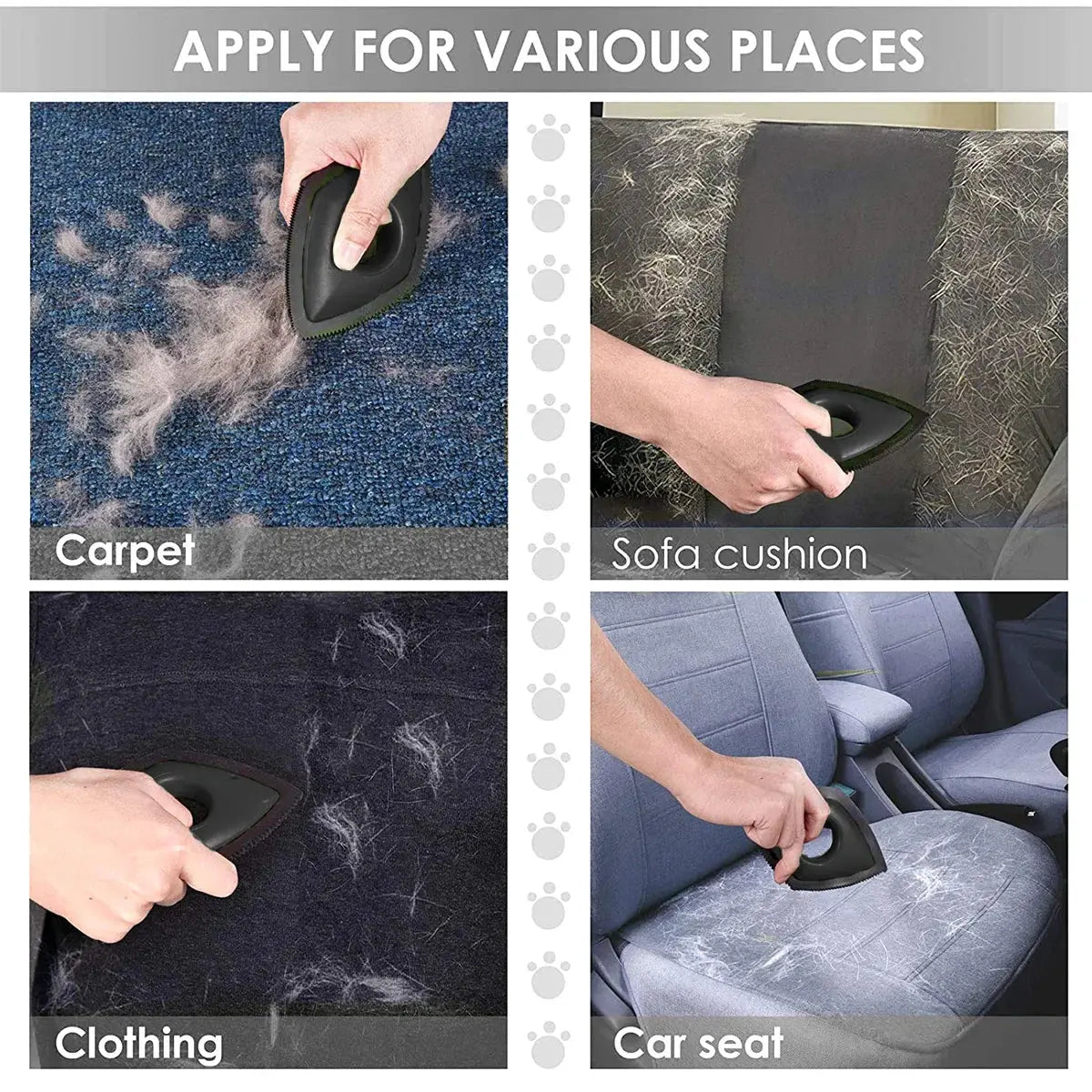 STATIC Pet Hair Remover – Four Cleaning Modes for Pet Fur Removal