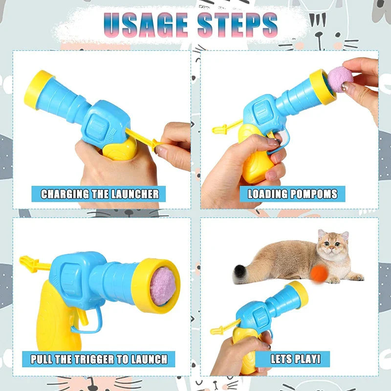 Cat Toys Interactive Launch Training Toy – Fun &amp; Engaging Playtime for Kittens