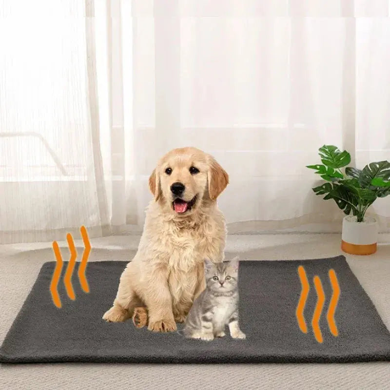 Self-Warming Dog Pad Bed – Soft and Cozy Thermal Mat for Cats & Dogs