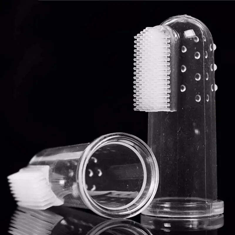 Soft Silicone Finger Toothbrush for Dogs Dental Hygiene Tool (5 pcs)