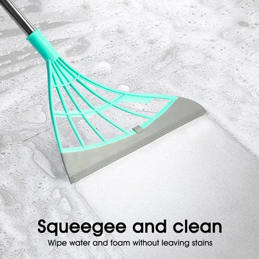 Squeeze Silicone Broom Sweeping Pet Hair and Water