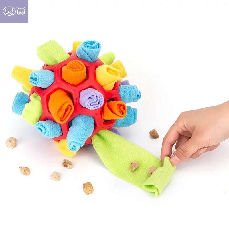 The Snuffle Ball™ – Interactive Treat-Hiding Toy for Pets’ Enrichment