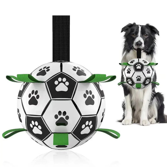 Interactive Dog Soccer Ball: Durable and Fun Toy for Active Dogs