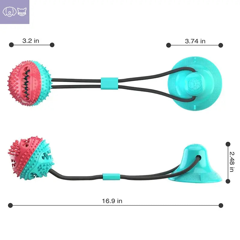 Suction Tug Toy - TugToy™ Primal Suction Tug Toy for Dogs