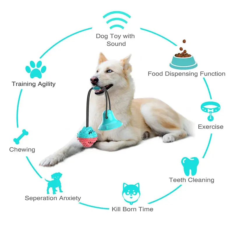 Suction Tug Toy - TugToy™ Primal Suction Tug Toy for Dogs