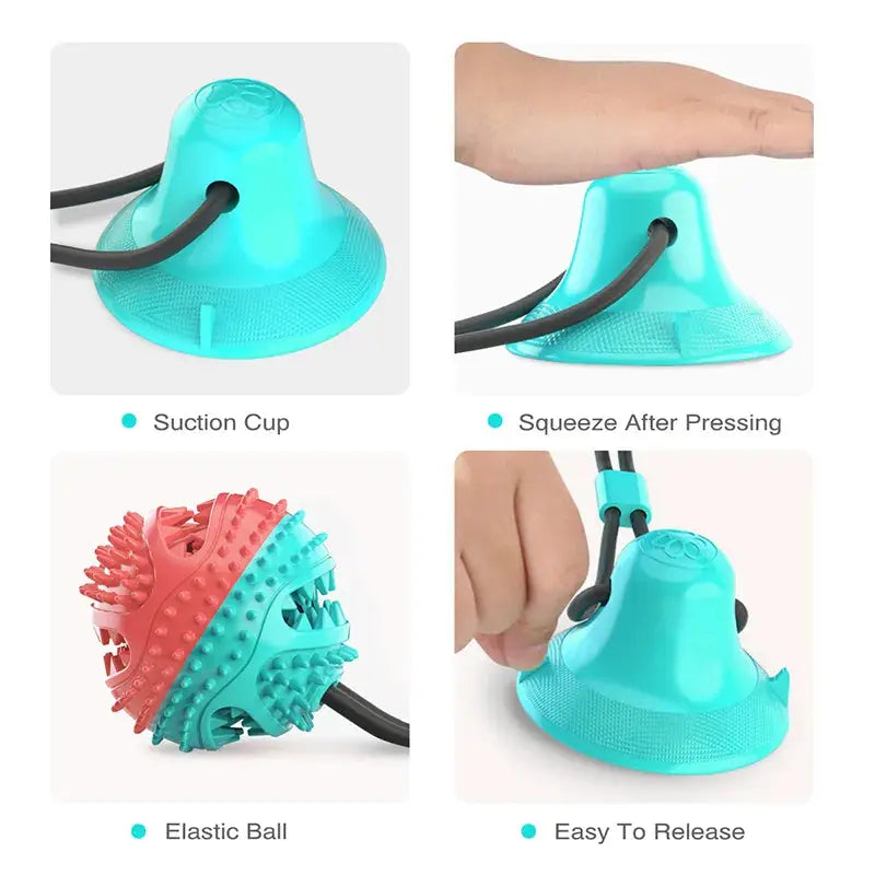 Suction Tug Toy - TugToy™ Primal Suction Tug Toy for Dogs