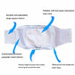 Washable Dog Belly Band – Absorbent Adjustable Diapers for Male Dogs