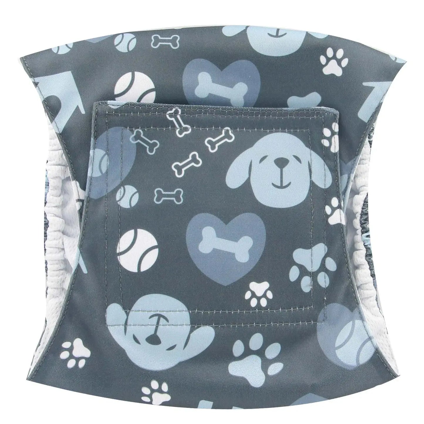Washable Dog Belly Band – Absorbent Adjustable Diapers for Male Dogs