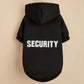 Winter Security Dog Hoodie with Leash Hole for Large & Small Dogs