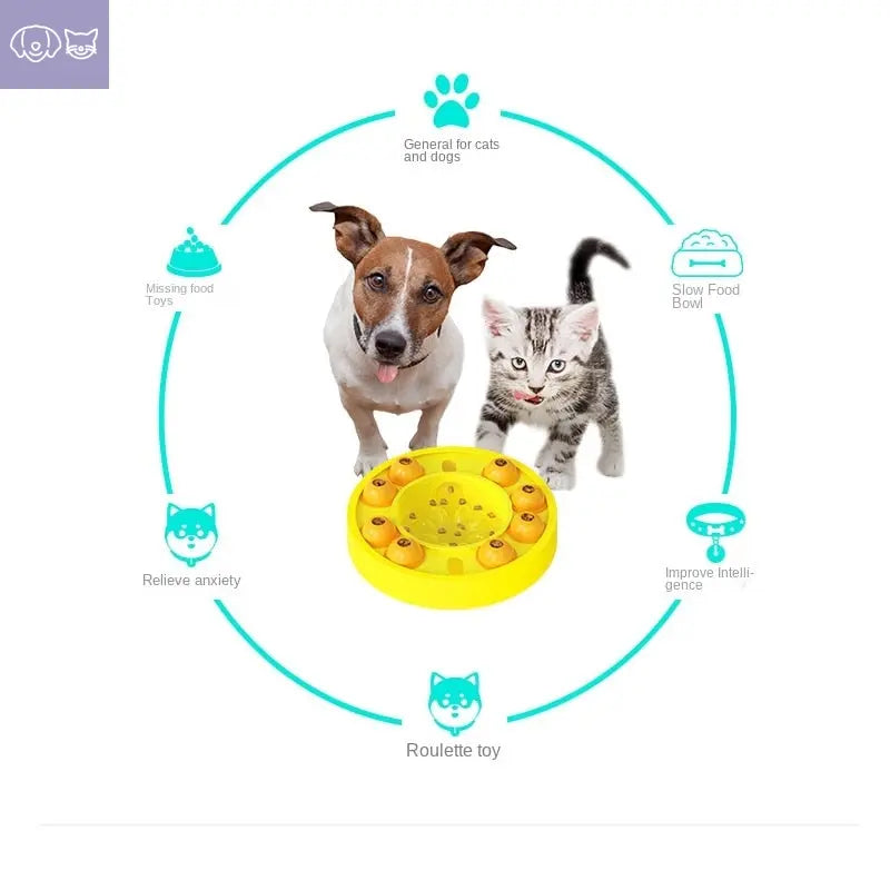 Wisdom Dog Toys Slow Feeding Training Food Tray