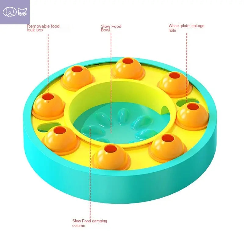 Wisdom Dog Toys Slow Feeding Training Food Tray